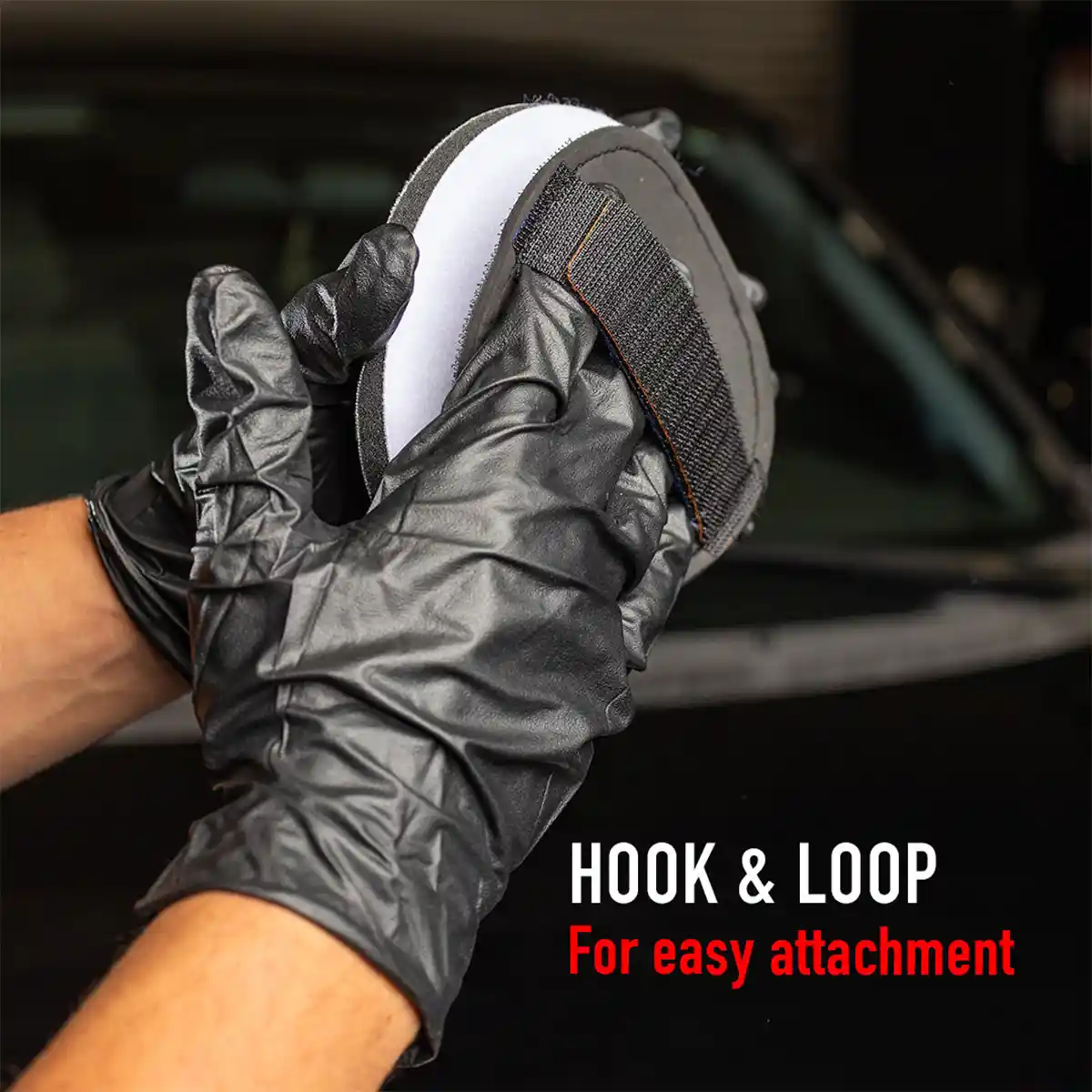 Orange Peel Removal Pad - 3000 Grit Black Denim 5 Inch (2pcs/pack) and Removal Pad for Professional Detailing Tools